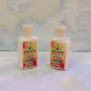 Two Unused Bottles Hempz Lotion Citrine Crystal & Quartz